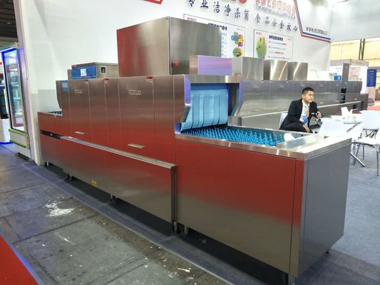 Trung Quốc 1900H4700W850D Máy làm lạnh bên trong máy rửa chén chuỗi dài ECO-L470PH dành cho nhân viên căng tin nhà cung cấp