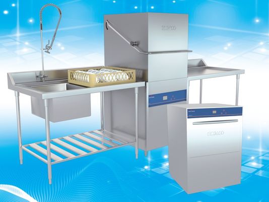 Trung Quốc Máy rửa chén thương mại nhiệt độ cao 6.5KW / Thương mại dưới máy rửa chén nhà cung cấp