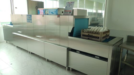 Trung Quốc Tiết kiệm lao động Loại máy rửa chén cho bếp trung tâm 3600-5300 bộ mỗi giờ nhà cung cấp