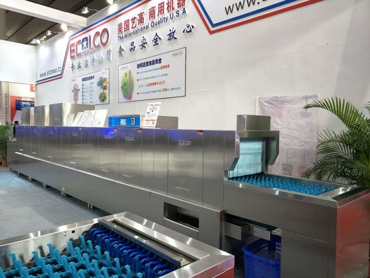 Trung Quốc Máy rửa chén bằng thép không gỉ 56KW / 92KW 1900H 9600 W850D cho nhà hàng nhà cung cấp