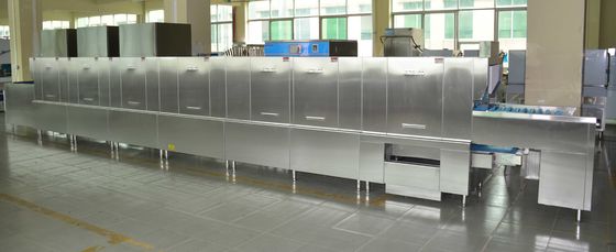 Trung Quốc Máy rửa chén bằng thép không gỉ chuỗi dài ECO-L960CP3H3 56KW / 92KW cho nhân viên nhà hàng nhà cung cấp
