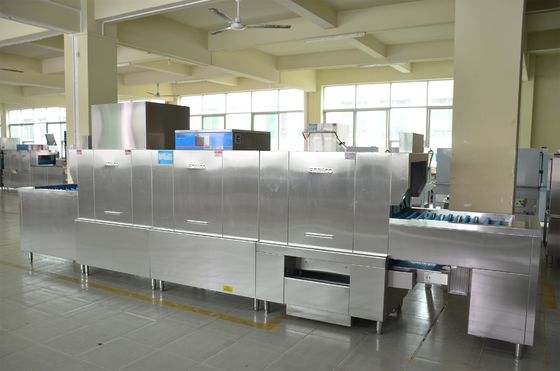 Trung Quốc 1900H6200W850D Máy làm lạnh bên trong máy rửa chén chuỗi dài ECO-L620CPH dành cho nhân viên nhà cung cấp