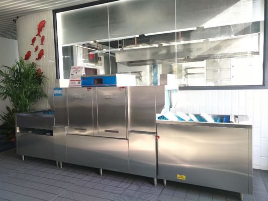 Trung Quốc Nhà hàng Máy rửa chén nhà bếp 1600H 3900W 850D Máy lạnh bên trong ECO-L390P2 nhà cung cấp