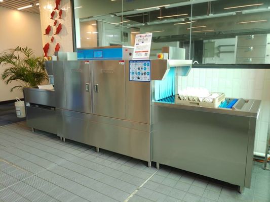 Trung Quốc Máy rửa chén bếp 180L, máy rửa chén thương mại cho quán cà phê 59KW nhà cung cấp
